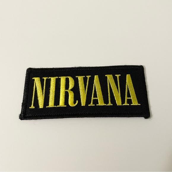 Vintage 1999 Nirvana Patch Black Yellow - Picture 4 of 11